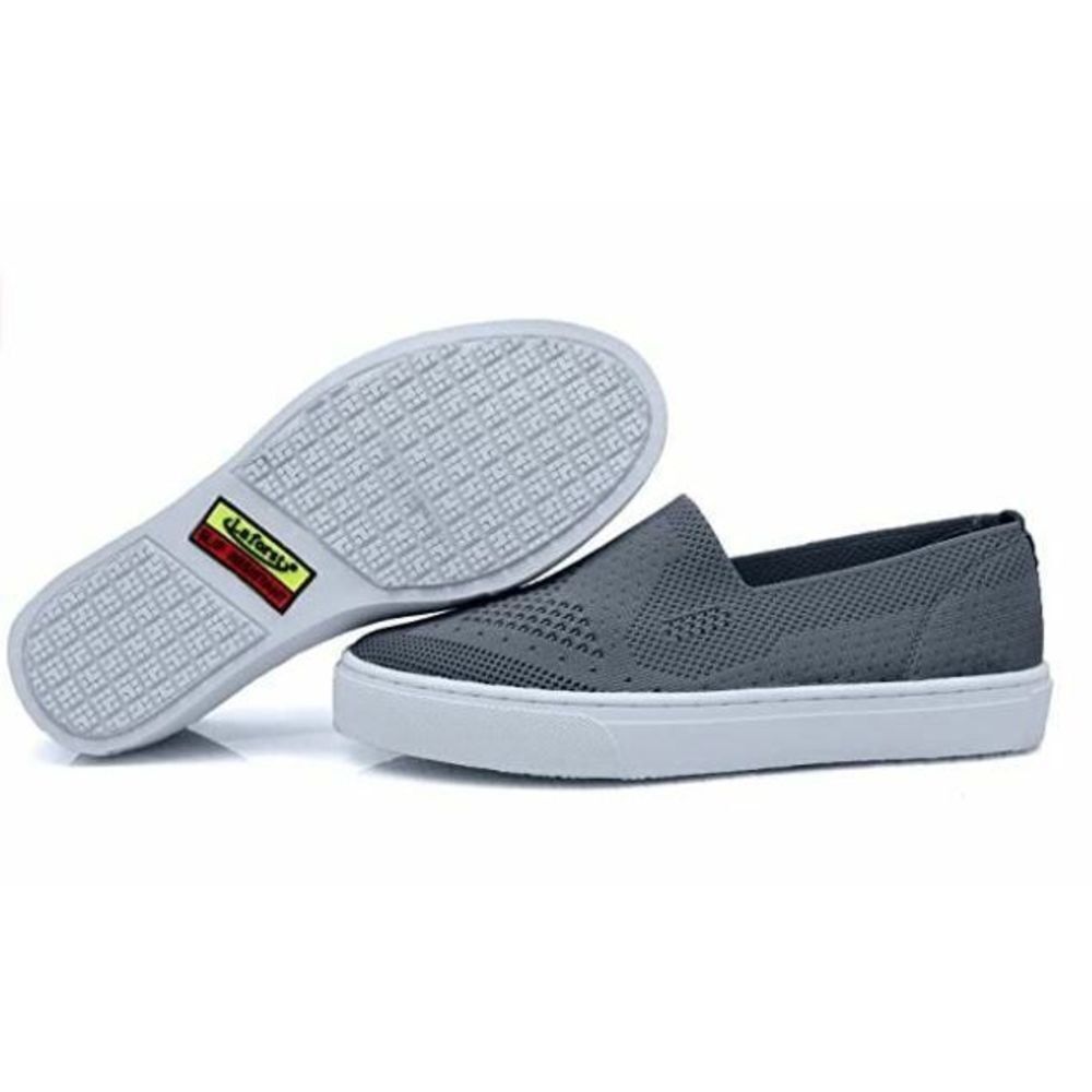 WOMENS LAFORST JAZZ  SLIP-ON SLIP RESISTANT SAFETY WORK SHOES SIZE 9.5 PEWTER - Picture 2 of 5